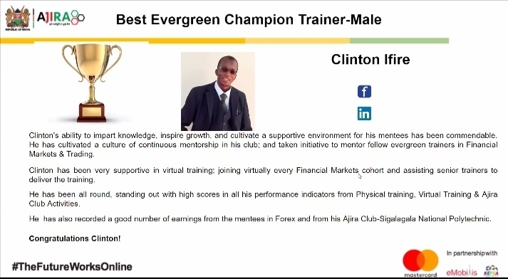 Best Evergreen Champion Trainer-Male